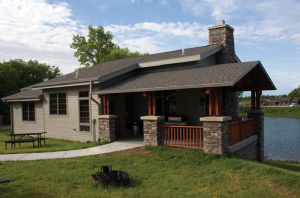 Funding from the Nebraska Game and Parks Foundation built this mini-lodge at Ponca State Park.